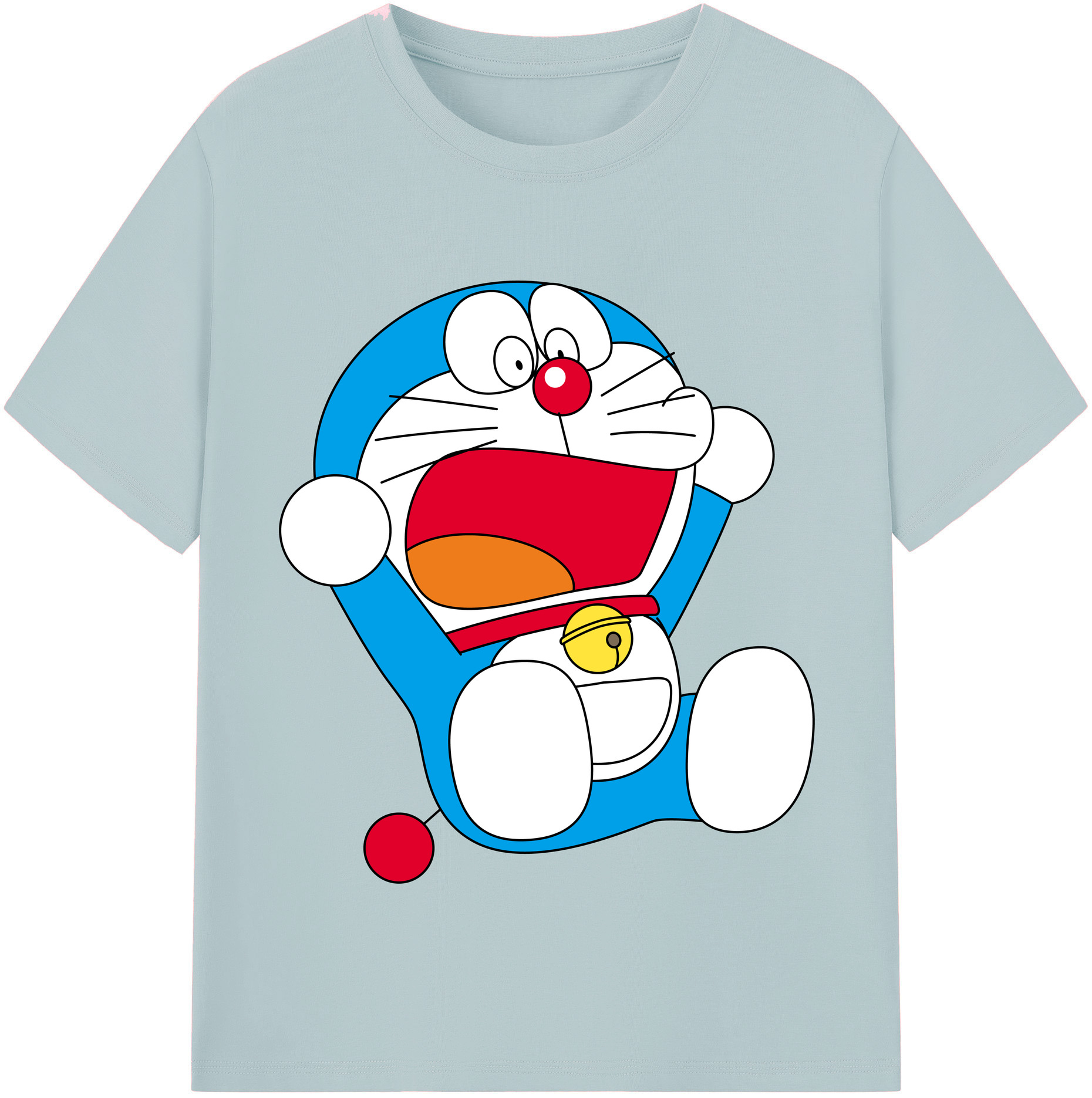 （画像用） ドラえもん Doraemon 綿100％半袖Tシャツ（フロントプリント）